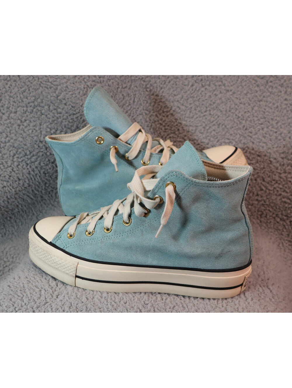 Converse All Star High Top Teal Green Men 7 / Women 9